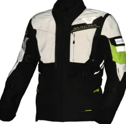 Macna Flexodus Motorjas Night Eye Black/Yellow 187> Motorjassen