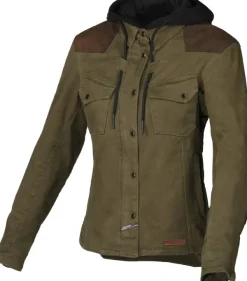 Macna Inland ladies Motorjas Green/Brown 470> Motorjassen