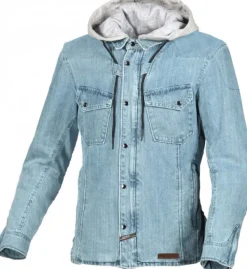 Macna Inland Motorhoodie Light Blue 580> Motorhoodies|Motorjassen