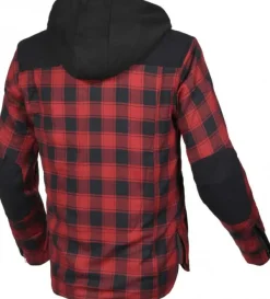 Macna Inland Motorhoodie Red/Black 310> Motorhoodies|Motorjassen