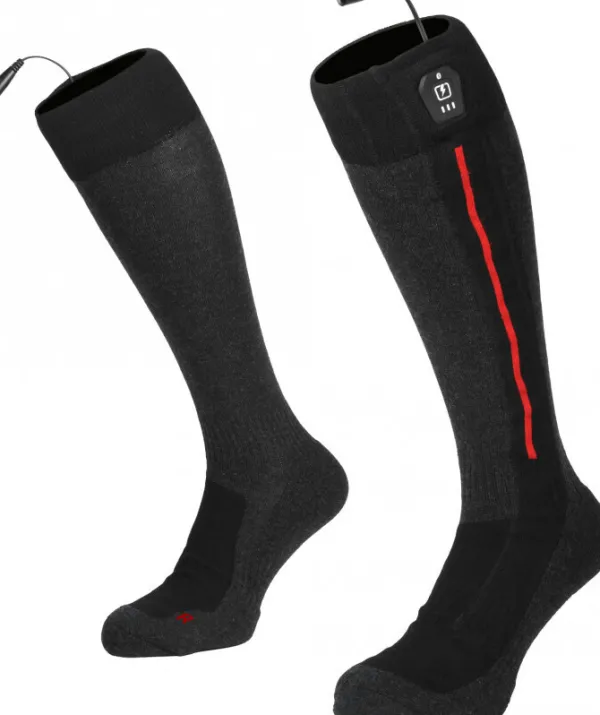 Macna Lava 2.0 Heated Socks Black/Grey> Verwarmde Onderkleding|Cadeaus Voor Motorrijders