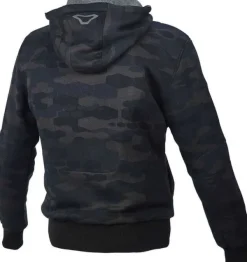 Macna Nuclone Motorhoodie Black/White 180> Motorhoodies|Motorjassen
