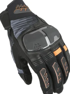 Macna Rime 2.0 Black/Orange 133> Motorhandschoenen