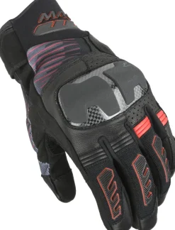 Macna Rime 2.0 Black/Red 130> Motorhandschoenen