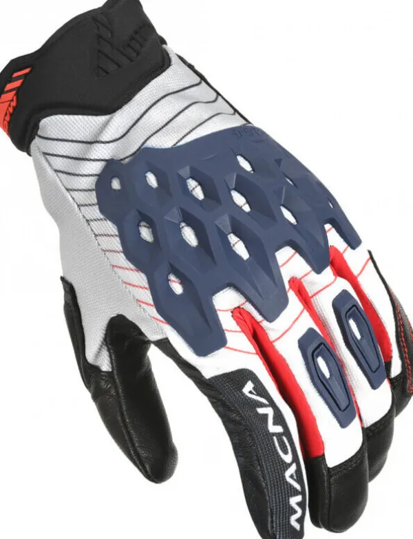 Macna Tanami White/Blue> Motorhandschoenen