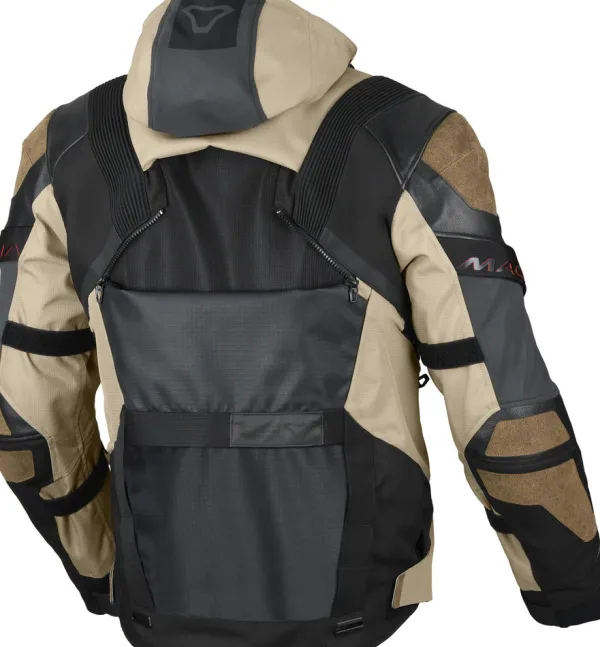 Macna Tryton Motorjas Taupe/Black 810> Motorjassen