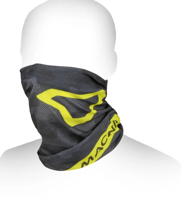 Macna Tube zomer Logo Grey/Yellow> Nekwarmers En Windcollars