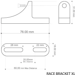 Barracuda Mirrors Adapters To Handlebar (Pair) N-ADATT-XR> Motor Onderdelen