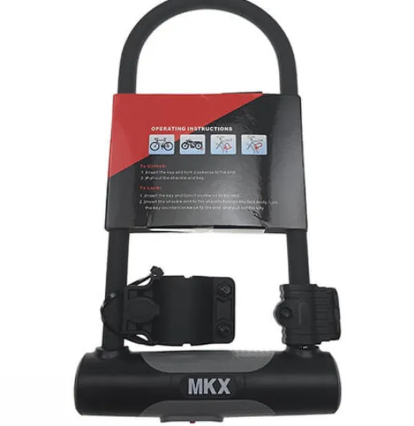 MKX U-Lock / Beugelslot 160X314cm Zwart> Motorsloten