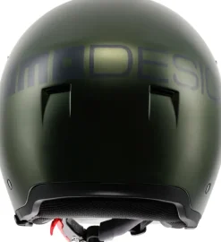 Momo AERO Mono Matt Mlt Green/Anthracite 003> Jethelmen|Helmen Met Zonnevizier