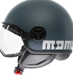Momo FGTR Classic Candy Matt Ottanio Grey/White 017> Fashion Helmen