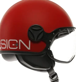 Momo FGTR Classic Candy Matt Red/White 010> Fashion Helmen