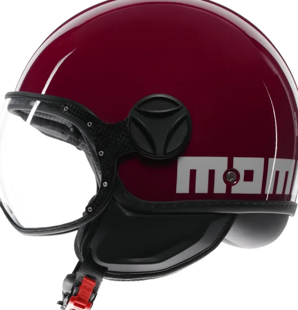 Momo FGTR Classic Candy Purple/White 009> Jethelmen|Helmen Met Zonnevizier