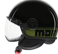 Momo FGTR Classic Stripes Black/Yellow Fluo 012><noscript><img width=