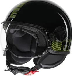 Momo FGTR Classic Stripes Black/Yellow Fluo 012><noscript><img width=