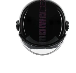 Momo FGTR Classic Stripes Black/Fucsia 011> Jethelmen|Helmen Met Zonnevizier