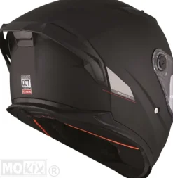 MT Braker SV Solid Matt Black> Integraalhelmen|Helmen Met Zonnevizier
