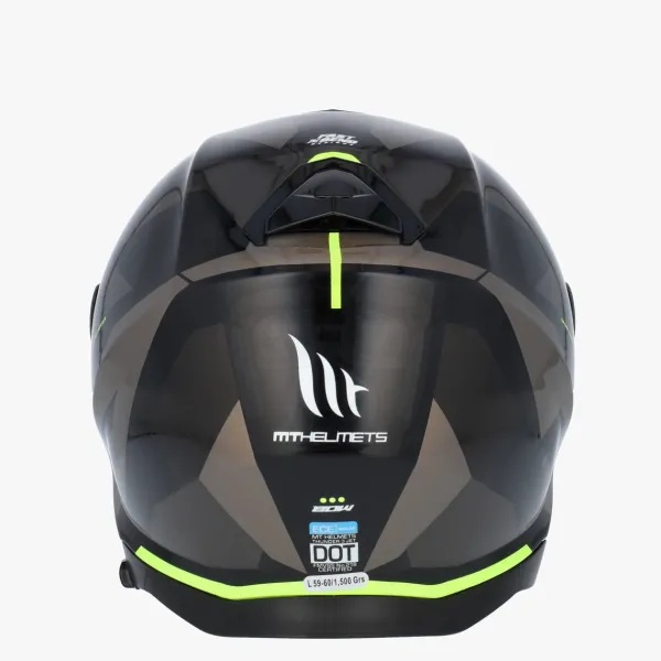 MT Jet Thunder 3 SV Bow Black/Yellow> Jethelmen|Helmen Met Zonnevizier