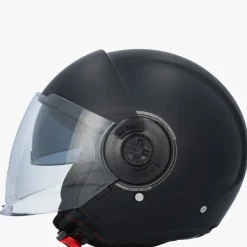 MT Jet Viale S SV Mat Zwart> Jethelmen|Helmen Met Zonnevizier