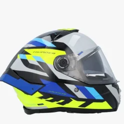 MT Thunder 4 SV Ergo Blue> Integraalhelmen|Helmen Met Zonnevizier