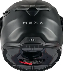 NEXX X.LIFECOUNTRY Plain Matt Black> Adventure Helmen|Systeemhelmen