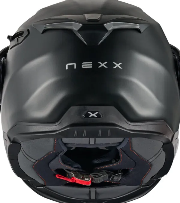 NEXX X.LIFECOUNTRY Plain Matt Black> Adventure Helmen|Systeemhelmen