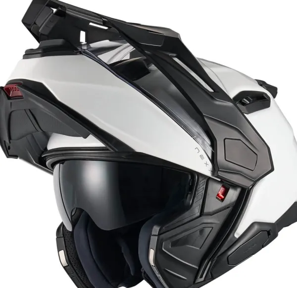 NEXX X.LIFECOUNTRY Plain White> Adventure Helmen|Systeemhelmen