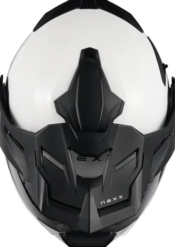 NEXX X.LIFECOUNTRY Plain White> Adventure Helmen|Systeemhelmen
