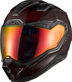 NEXX X.RALLY Namib Carbon Red> Integraalhelmen|Bluetooth Helmen