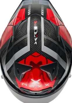 NEXX X.R3R Swirl Red> Integraalhelmen|Bluetooth Helmen