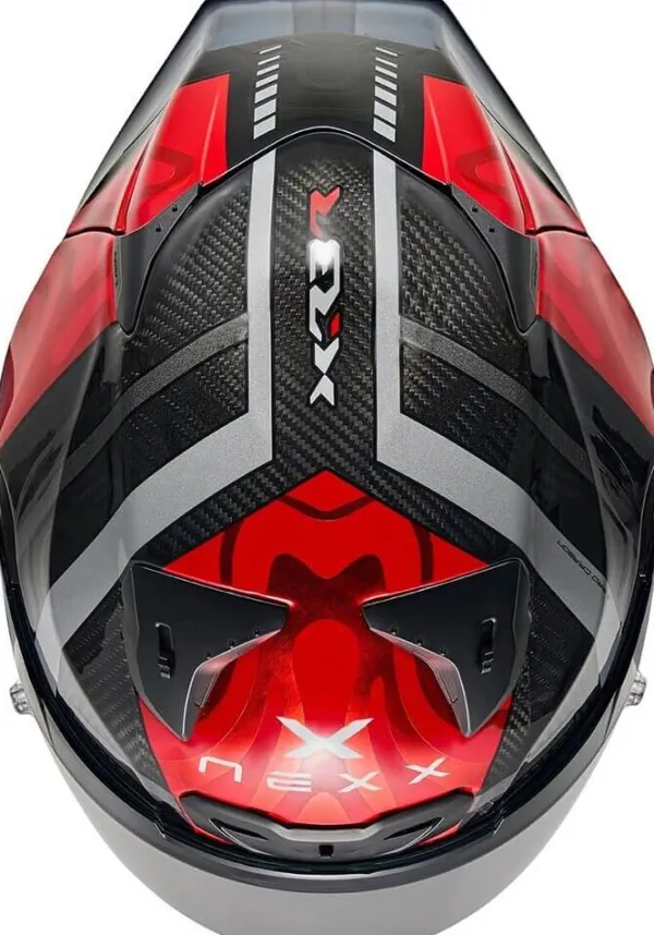 NEXX X.R3R Swirl Red> Integraalhelmen|Bluetooth Helmen