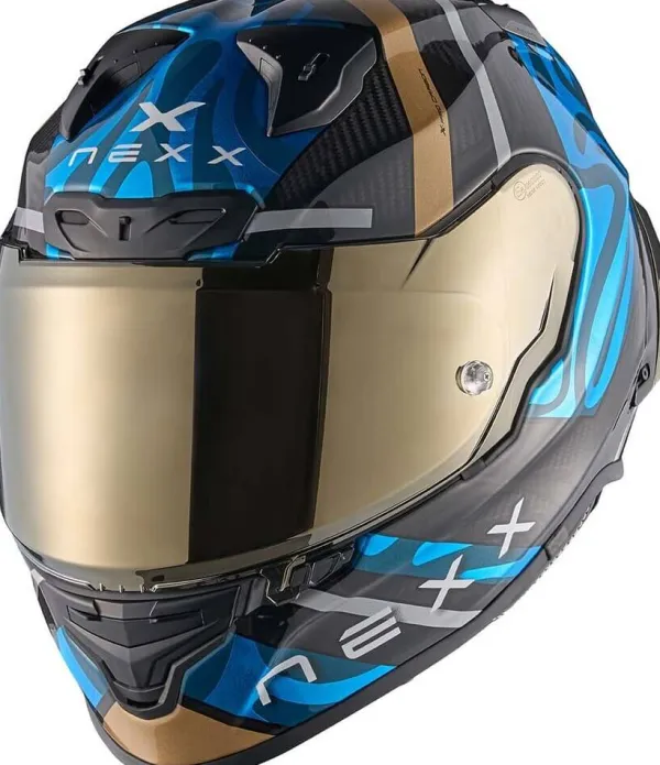 NEXX X.R3R Swirl Sky Blue> Integraalhelmen|Bluetooth Helmen