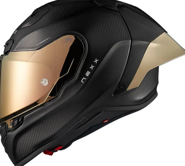 NEXX X.R3R Zero Pro 2 Carb Gold Mat> Integraalhelmen|Bluetooth Helmen
