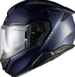 NEXX X.TR Atlantic Carbon Blue> Integraalhelmen|Bluetooth Helmen