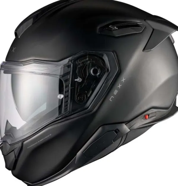 NEXX X.TR Plain Black Matt> Integraalhelmen|Bluetooth Helmen