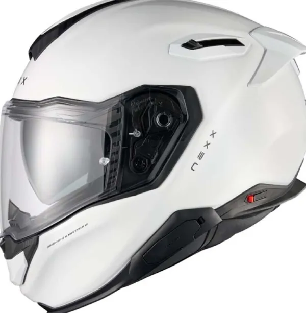 NEXX X.TR Plain White> Integraalhelmen|Bluetooth Helmen