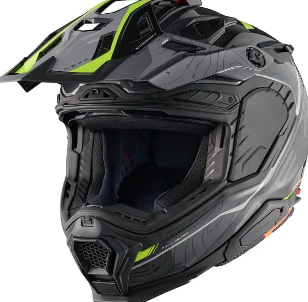 NEXX X.WED3 Furka Grey/Neon> Adventure Helmen|Integraalhelmen