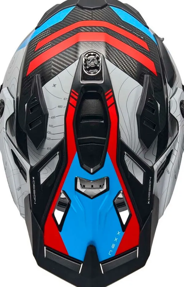 NEXX X.WED3 Furka Red/Blue> Adventure Helmen|Integraalhelmen
