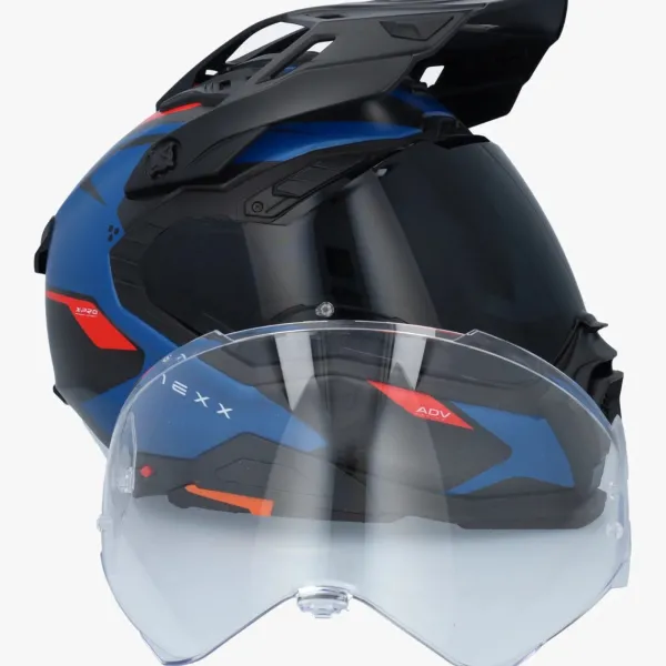 NEXX X.WED3 Keyo Blue/Red Mat> Adventure Helmen|Integraalhelmen