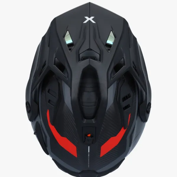 NEXX X.WED3 Keyo Grey/Red Mat> Adventure Helmen|Integraalhelmen