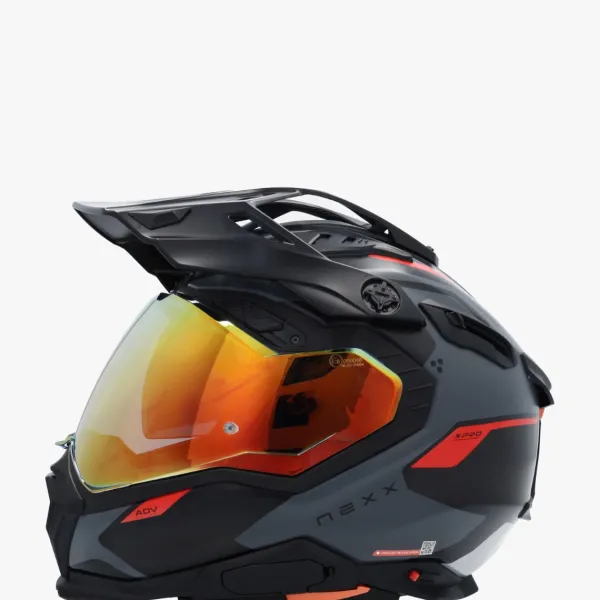 NEXX X.WED3 Keyo Grey/Red Mat> Adventure Helmen|Integraalhelmen