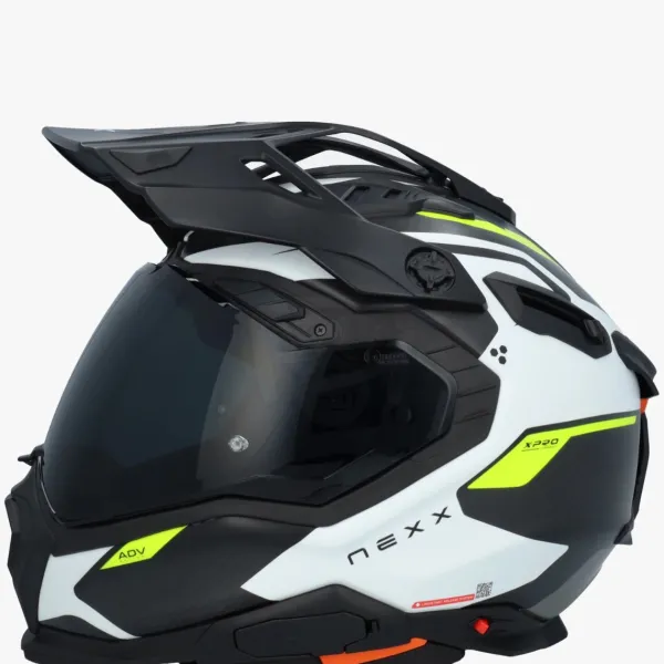 NEXX X.WED3 Keyo White Neon Mat> Adventure Helmen|Integraalhelmen