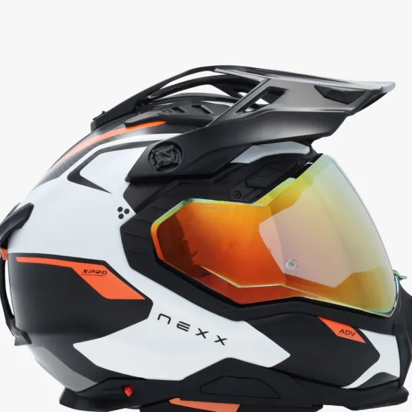 NEXX X.WED3 Keyo White/Orange Mat> Adventure Helmen|Integraalhelmen