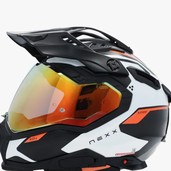 NEXX X.WED3 Keyo White/Orange Mat> Adventure Helmen|Integraalhelmen