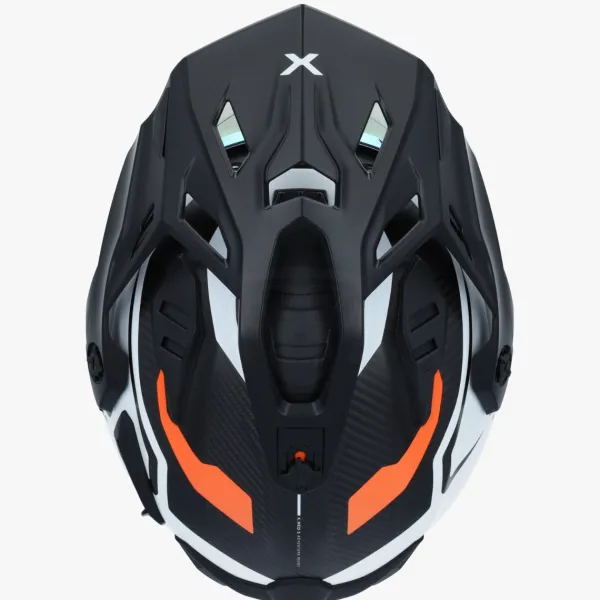 NEXX X.WED3 Keyo White/Orange Mat> Adventure Helmen|Integraalhelmen