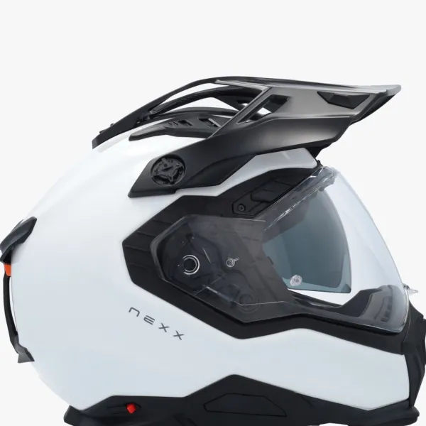 NEXX X.WED3 Plain White Pearl> Adventure Helmen|Integraalhelmen