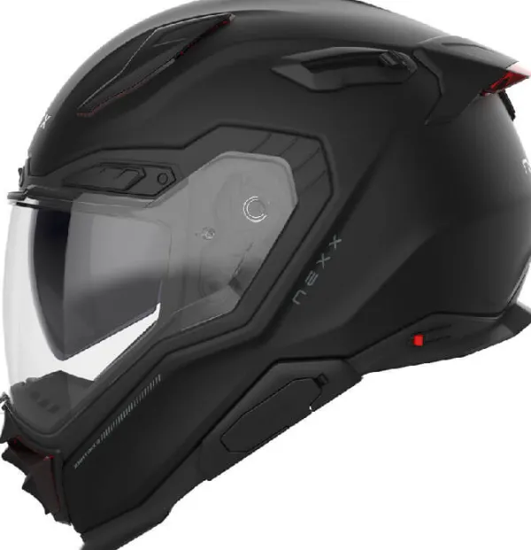 NEXX X.WST3 Plain Black Mat> Integraalhelmen|Helmen Met Zonnevizier