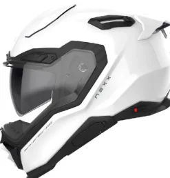 NEXX X.WST3 Plain White Pearl> Integraalhelmen|Helmen Met Zonnevizier