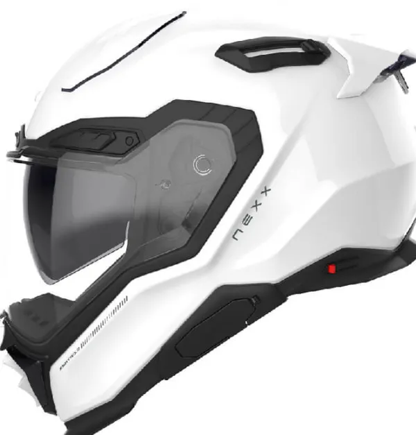 NEXX X.WST3 Plain White Pearl> Integraalhelmen|Helmen Met Zonnevizier