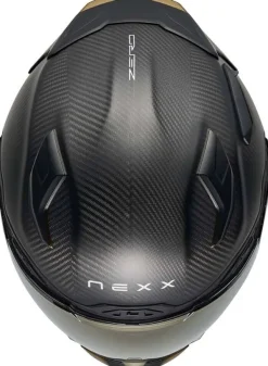 NEXX X.WST3 Zero Pro Matt Carbon/Gold> Adventure Helmen|Helmen Met Zonnevizier